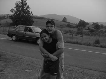 White_Oak_Canyon-Me_and_nina_bw