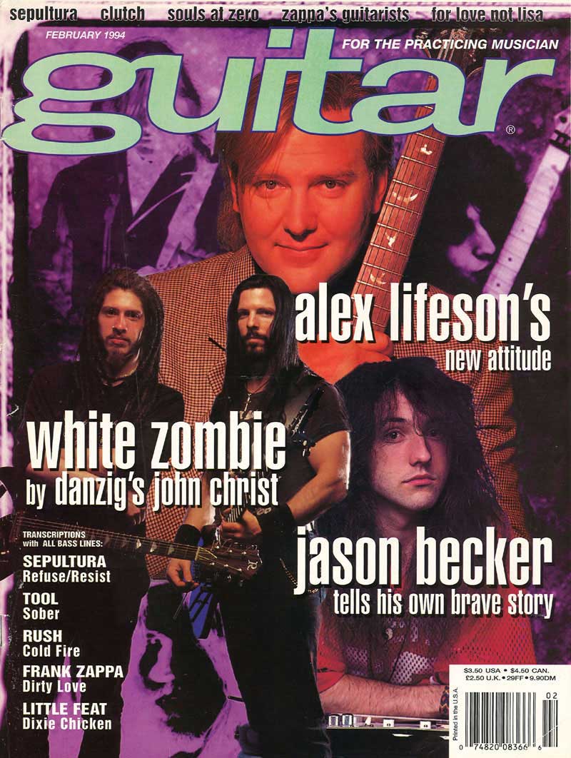 Issue　Back　Guitar　(Rush)　One　Lifeson　Magazine　June　2007:　Alex