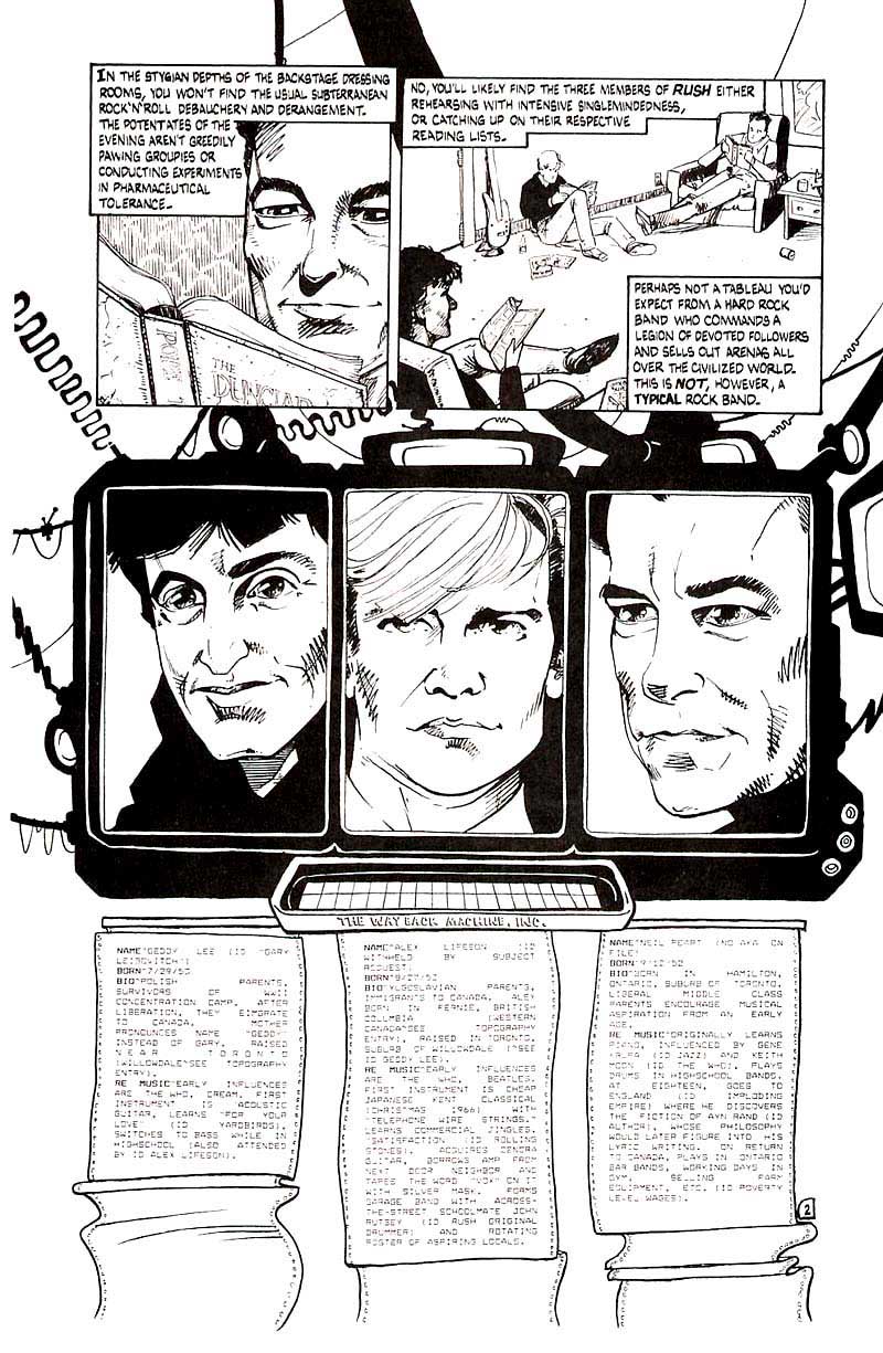 RUSH: The Comic Book - Rock & Roll Comics #49, July 1992