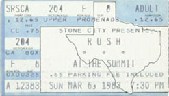 Golden Earring opener for Rush 06-03-1983